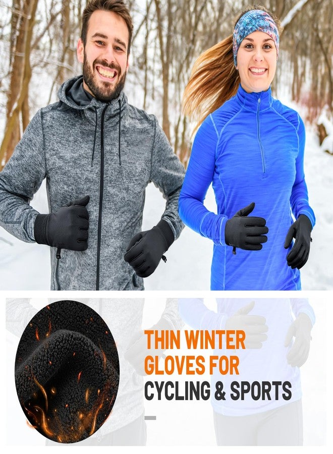 AOPREL Winter Gloves Men Women Windproof Touchscreen Gloves with Liner Thermal,Running Gloves for Cycling Driving Daily Work - Image 2